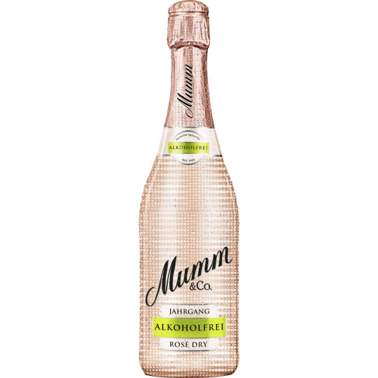 Mumm Rose Dry Jahrgang Alkoholfrei 0,75L 1 Mumm Rose Dry Jahrgang Alkoholfrei 0,75L